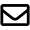 black email address icon